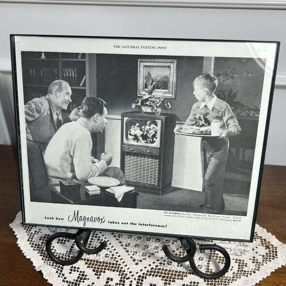 MCM Magnavox Saturday Evening Post Football artwork - Picture 1 of 10